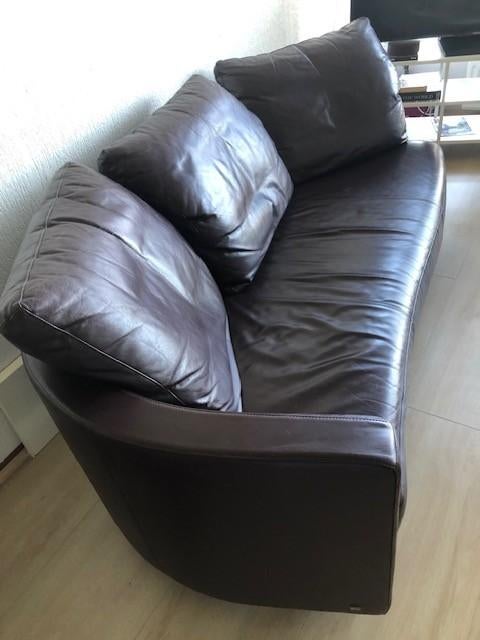 Prachtige Rolf Benz bank, Ophalen, Driepersoons, Zo goed als nieuw, Rechte bank