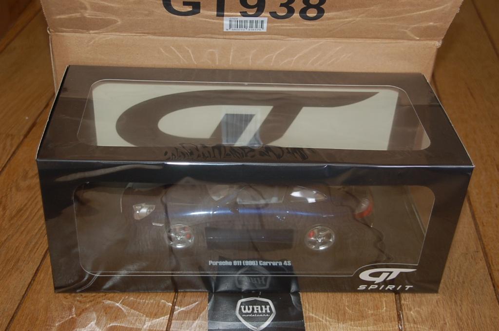 1:18 PORSCHE 911 996 4S blue GT spirit GT938 WRH, Hobby en Vrije tijd, Modelauto's | 1:18, Verzenden, Zo goed als nieuw, Auto