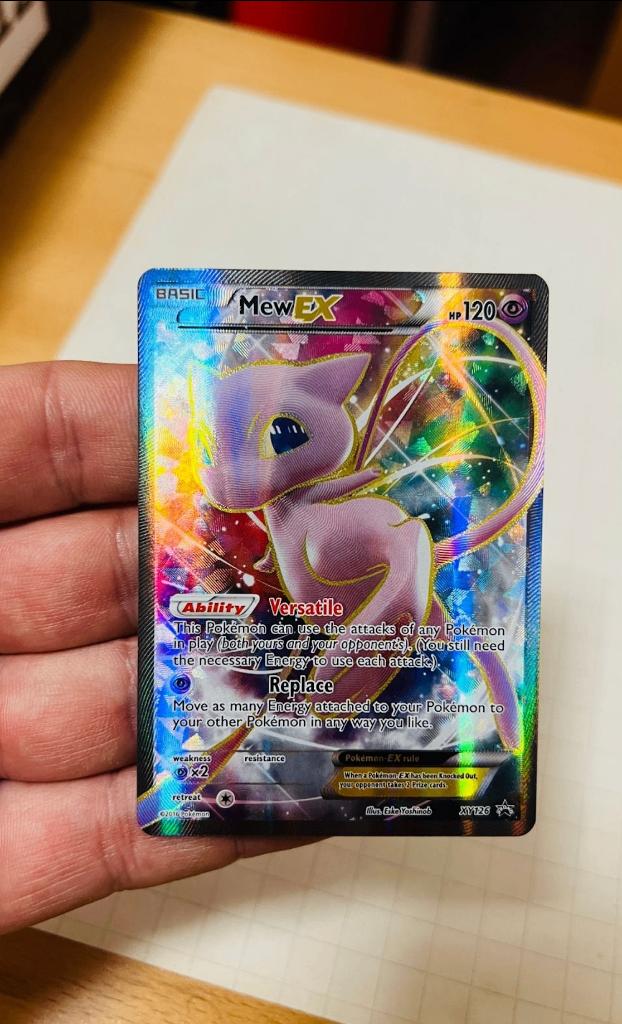 Mew Ex XY126 Holo XY Black Star Promo Pokemon, Hobby en Vrije tijd, Verzamelkaartspellen | Pokémon, Verzenden, Zo goed als nieuw