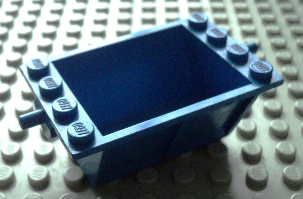 818 (1) Blue 1x Vehicle, Tipper Bucket 2 x 4, Ophalen of Verzenden, Gebruikt