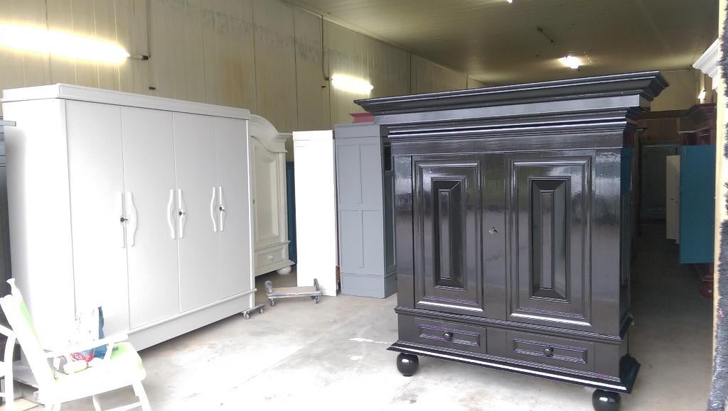 Opgeknapte brocante kasten kamerkasten broodkast, buffetkast, Huis en Inrichting, Kasten | Buffetkasten, Zo goed als nieuw, 200 cm of meer