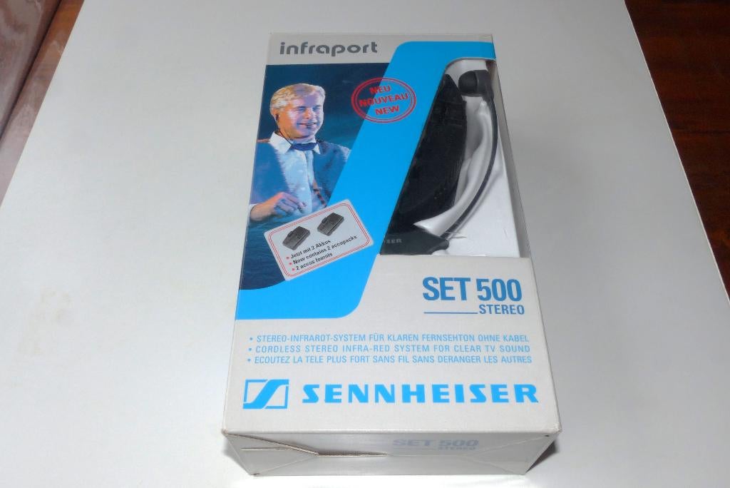 Sennheiser Set500 voor TV-gebruik, Audio, Tv en Foto, Koptelefoons, Ophalen of Verzenden, Gebruikt, Sennheiser, Draadloos