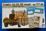Tamiya	35246 18ton Half-Track "Famo" & Trailer 1/35 & 2 PE, Overige merken, Tank, Groter dan 1:32, Nieuw