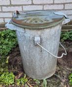 ZWIJNDRECHT zinken vuilnisbak  vuilnisemmer prullenbak, Ophalen, Gebruikt, Minder dan 50 cm