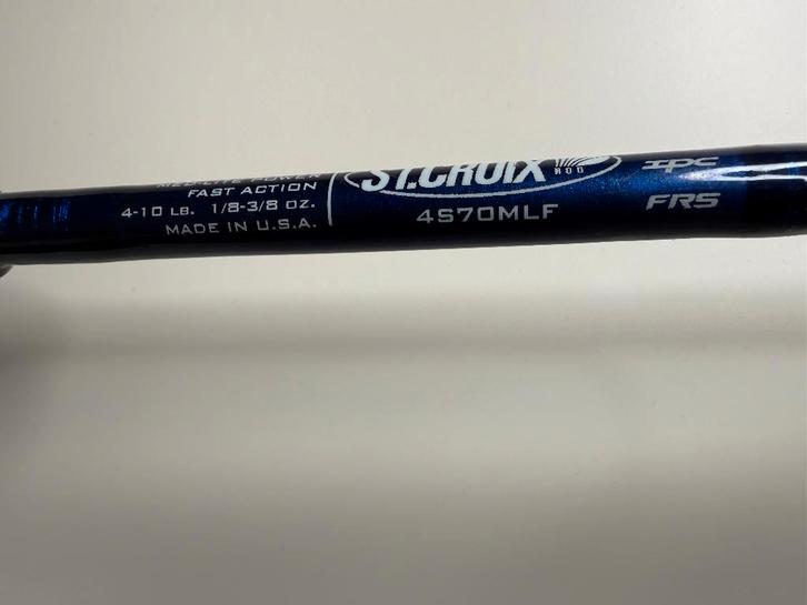 St. Croix 4S70MLF Spinning hengel, Watersport en Boten, Hengelsport | Roofvissen, Zo goed als nieuw, Overige typen, Ophalen of Verzenden