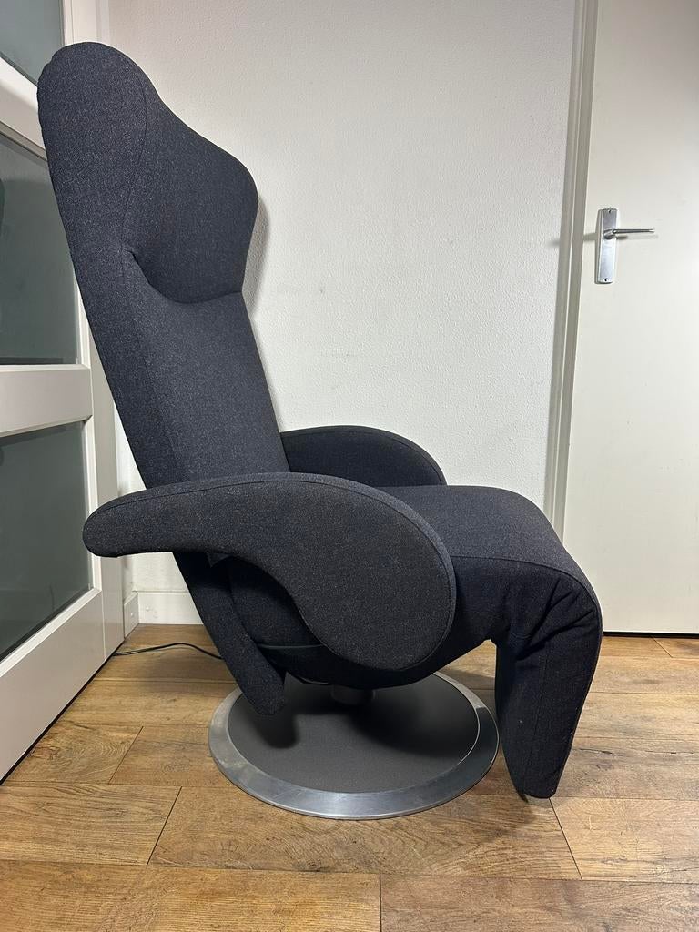 Mooie electrische Leolux Helical fauteuil Stefan Heiliger, Huis en Inrichting, Fauteuils, Ophalen of Verzenden, Gebruikt, Stof