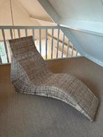 Vintage IKEA rieten ligstoel, Ophalen, Gebruikt, Overige kleuren, Riet of Rotan