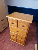 Karakteristiek Grenen Ladekastje met "Apothekers-look", Ophalen, Apothekerskast, Gebruikt, 50 tot 100 cm