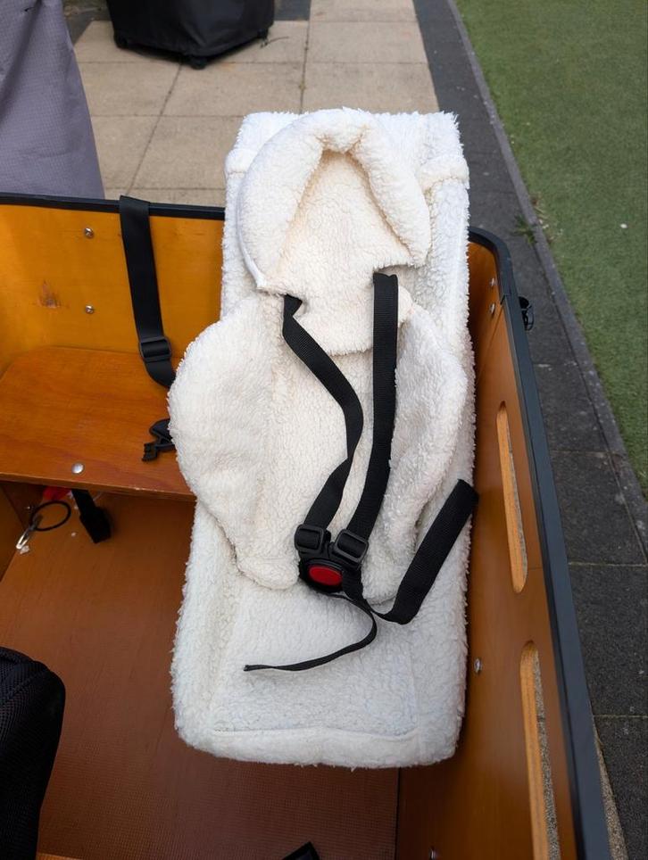 Melia babyschaal comfort plus Teddy, Fietsen en Brommers, Fietsaccessoires | Fietsstoeltjes, Zo goed als nieuw, 0 t/m 10 kg, Ophalen of Verzenden