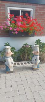 Antieke oude houten beelden varkens. Slager. Etalagebeelden, Ophalen