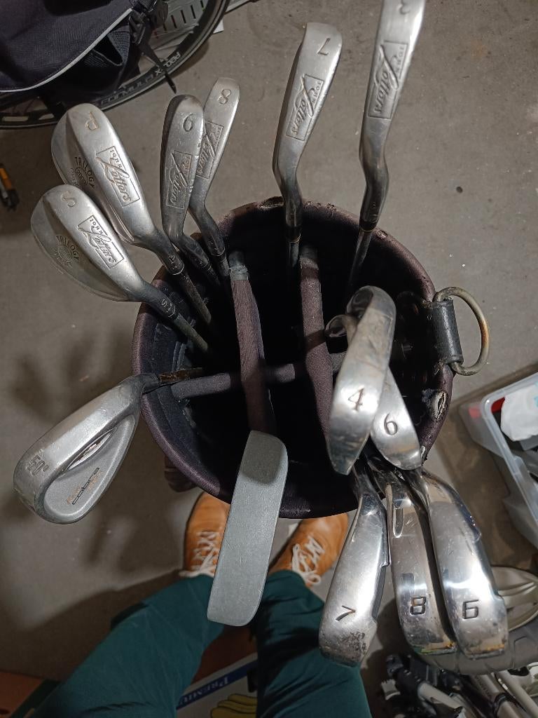 John Letters Trilogy 2000 golf clubs en originele tas, Ophalen, Gebruikt, Set, Overige merken