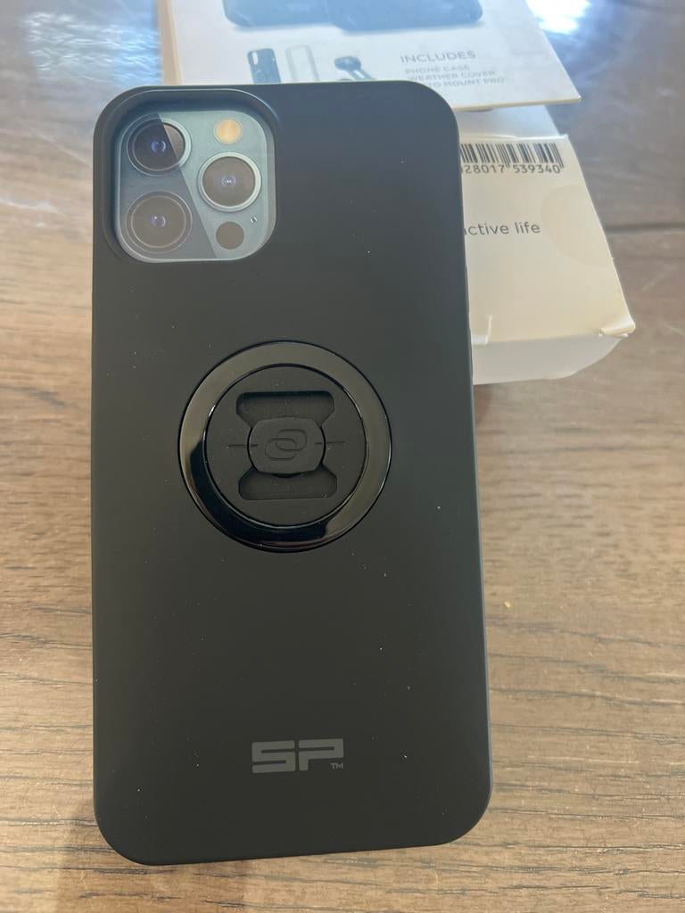 Nieuw SP Connect iPhone 12 Pro Max Moto Bundle, Telecommunicatie, Kunststof, Zwart, Nieuw, Hoesje of Tasje