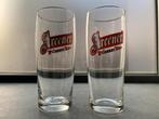 set van 2 oude Arcener bierglazen, Verzamelen, Biermerken, Ophalen of Verzenden, Zo goed als nieuw, Glas of Glazen, Hertog Jan