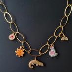 Bedelketting samenstellen rvs schakelketting bedels hangers, Verzenden, Nieuw