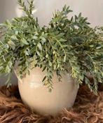 Mooie zandkleurige grespot bloempot aardewerk, Ophalen