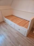Hemnes Ikea bed, uitschuifbaar van 1 naar 2 persoons, Huis en Inrichting, Slaapkamer | Bedden, Ophalen, Gebruikt, Eenpersoons
