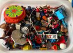 Grote bak Playmobil met politie bureau en auto, Ophalen, Gebruikt, Los playmobil