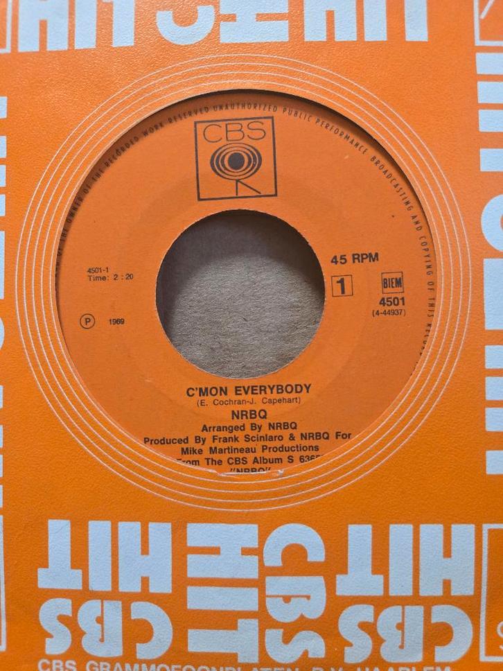 NRBQ - C'mon everybody, Cd's en Dvd's, Vinyl Singles, Gebruikt, Single, Pop, 7 inch, Ophalen of Verzenden