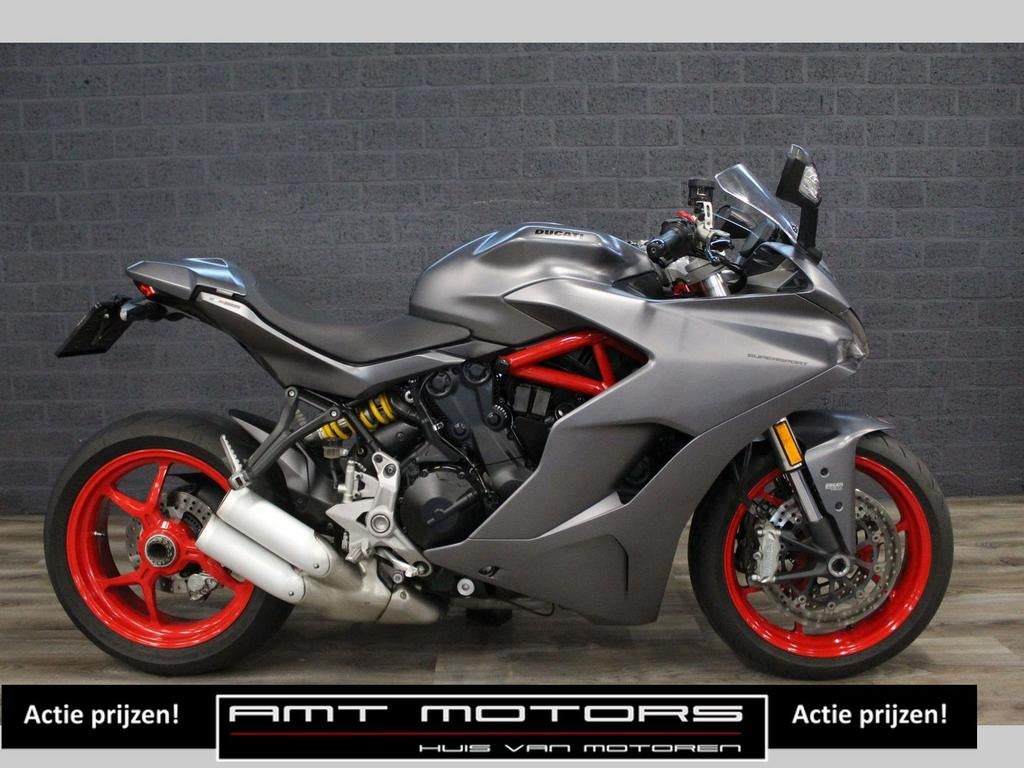 DUCATI SUPERSPORT S (bj 2019) 29,536 km Senna Grey, Motoren, DUCATI, 2 cilinders, Motorrijbewijs A, Bedrijf