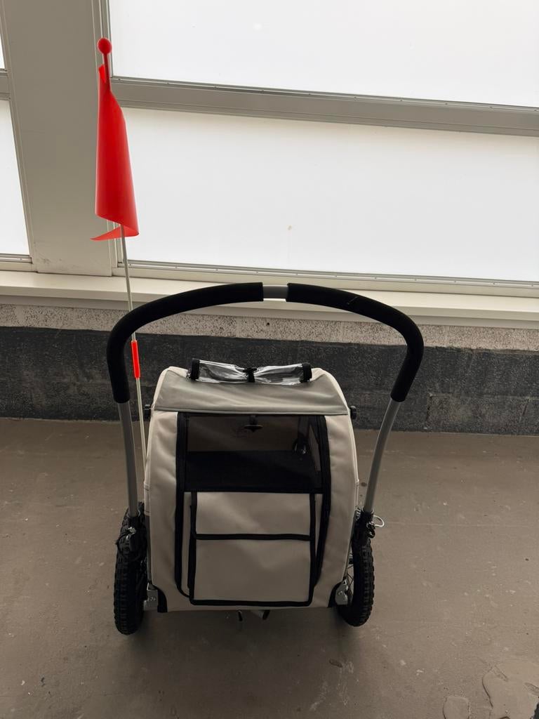 Huisdieren / honden fietskar en wandelwagen in één, Dieren en Toebehoren, Honden-accessoires, Ophalen, Nieuw