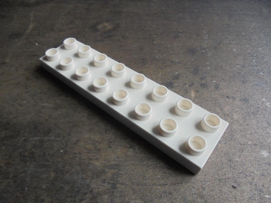 Lego Duplo Plate 2x8 (zie foto's) 4, Ophalen of Verzenden, Gebruikt, Losse stenen, Duplo