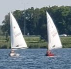 laser zeilboot 2x, Watersport en Boten, Open zeilboten, Ophalen, Geen motor, Gebruikt, Overige brandstoffen