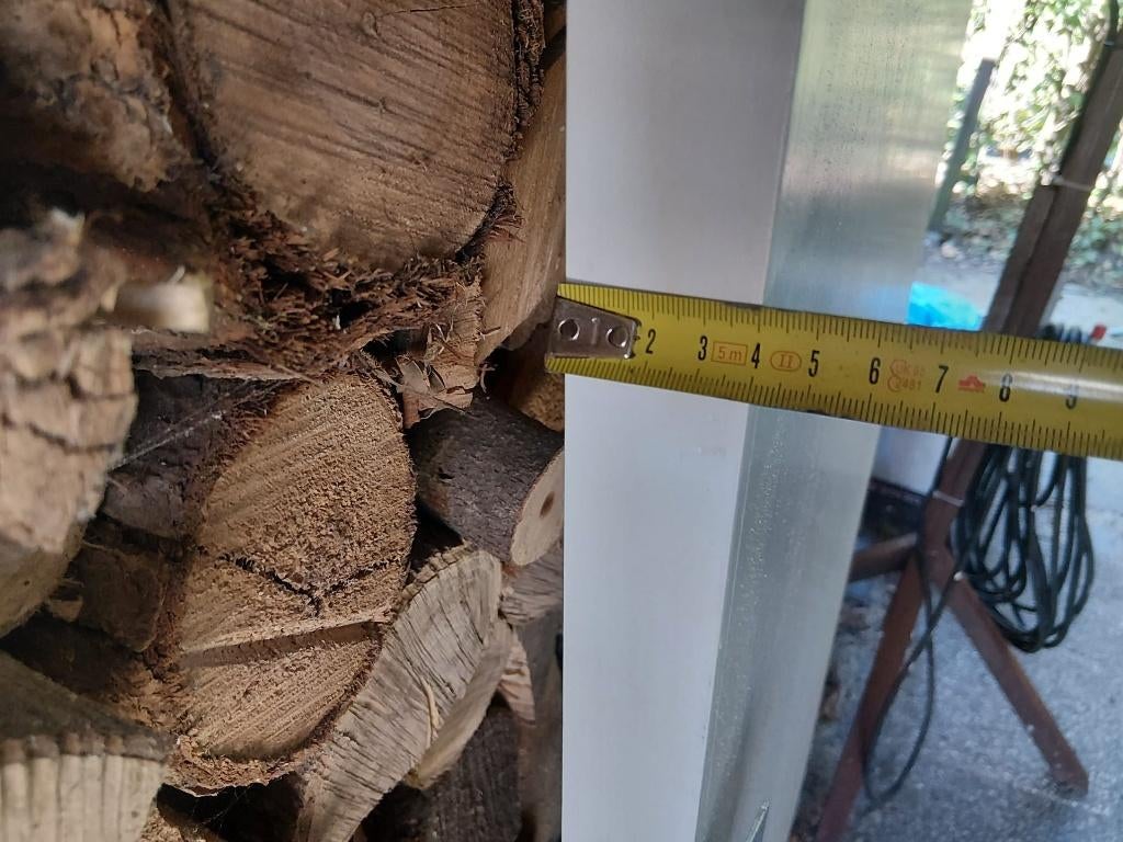 Binnen deur wit vlak, Ophalen, Gebruikt, 80 tot 100 cm, Binnendeur