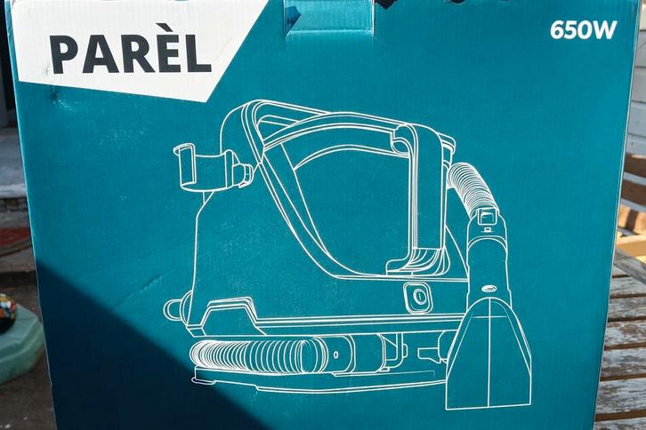 PARÈL Vlekkenreiniger Tapijtreiniger Waterstofzuiger 650W, Witgoed en Apparatuur, Stofzuigers, Nieuw, Waterstofzuiger, Minder dan 1200 watt