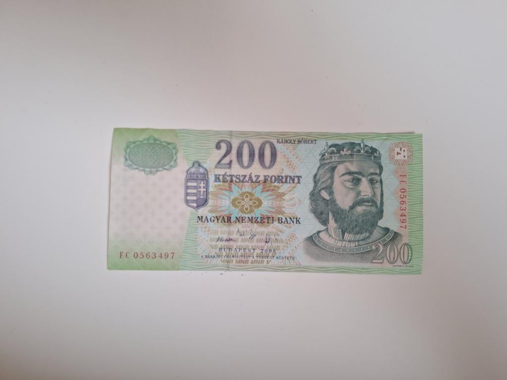 Hongarije 200 Florint Biljet - FDC 2006 - C1, Ophalen of Verzenden, Hongarije, Los biljet