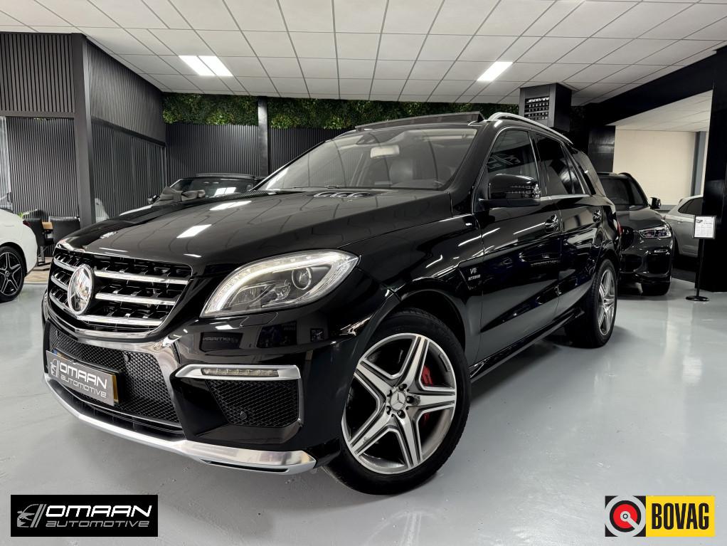 Mercedes-Benz M-Klasse ML 63 AMG V8 Perf. Pack. P30 558PK, Auto's, Mercedes-Benz, 5461 cc, Gebruikt, Zwart, Leder