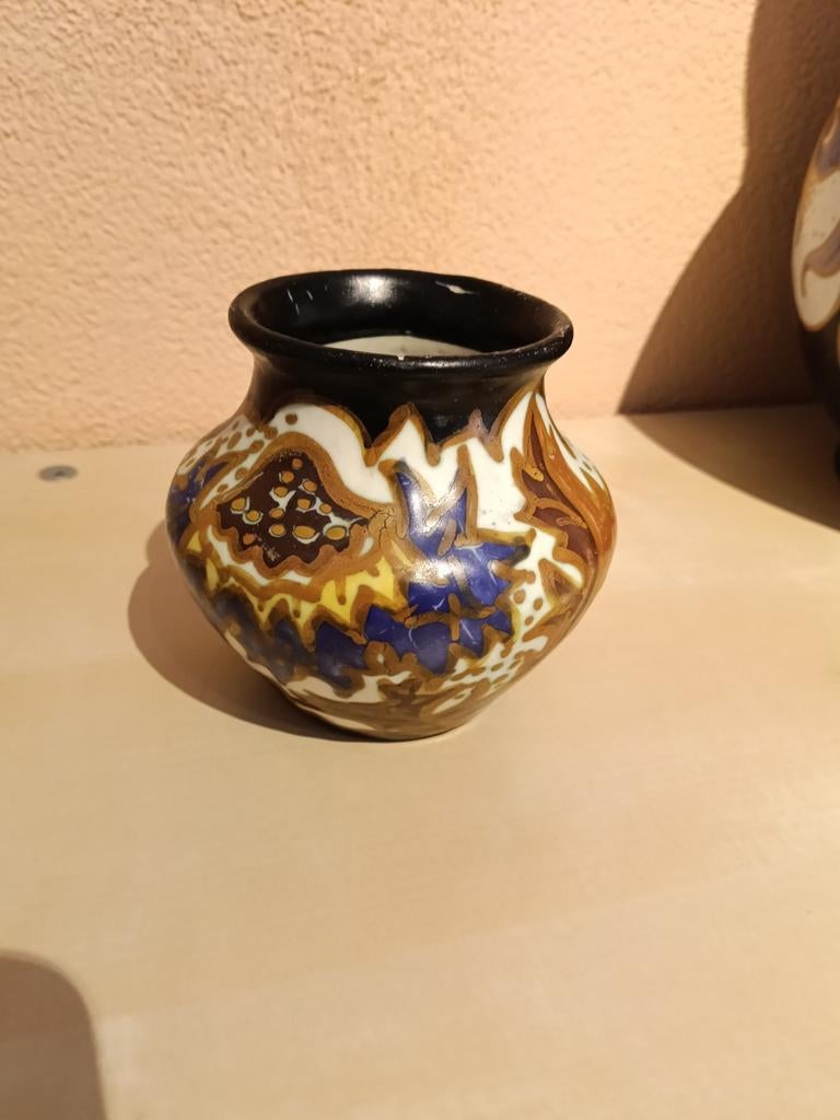 Plateel Gouda Arnhem vaasje, Ophalen of Verzenden