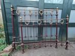 Vintage spijlen bedframe, Huis en Inrichting, Slaapkamer | Bedden, Ophalen, Gebruikt, Overige kleuren, Vintage