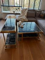 Eichholtz salon tafel en side table Senato, Ophalen, Gebruikt, 100 tot 150 cm, 25 tot 50 cm