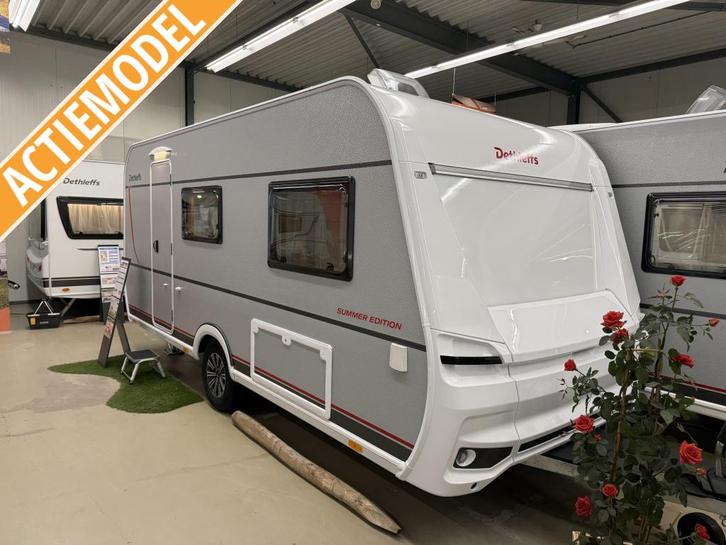 Dethleffs Summer Edition 460 EL - Actiepakket nu: 4999,-, Caravans en Kamperen, Caravans, Bedrijf, tot en met 3, 1250 - 1500 kg