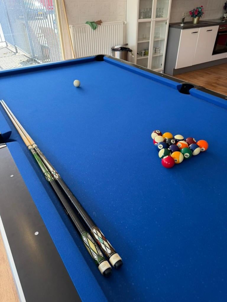 pooltafel, Sport en Fitness, Biljarten en Poolen, Gebruikt, Pooltafel, Ophalen
