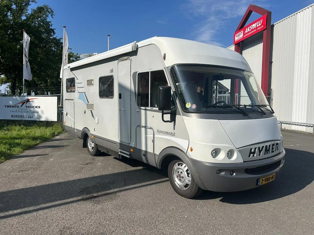 Fiat B644 6 personen HYMER de mooiste van Nederland, Caravans en Kamperen, Integraal, 7 tot 8 meter, Bedrijf, Fiat