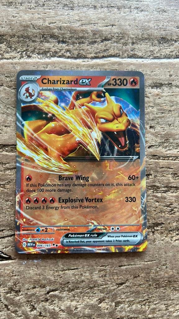 Pokemon Charizard ex stage 2 006/165 | Pokemon kaarten, Ophalen of Verzenden, Zo goed als nieuw