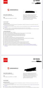 Snowworld skipas 4 uur, Tickets en Kaartjes, Twee personen, Overige soorten