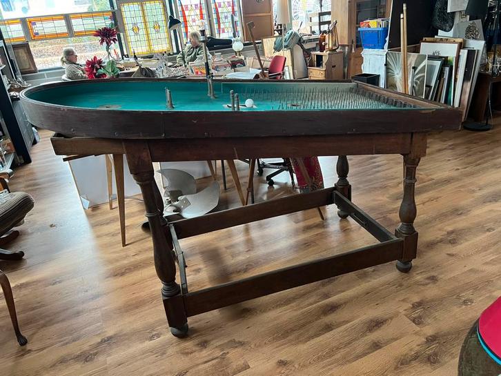 Zeer zeldzaam biljart spel, Sport en Fitness, Biljarten en Poolen, Zo goed als nieuw, Biljarttafel, Ophalen of Verzenden