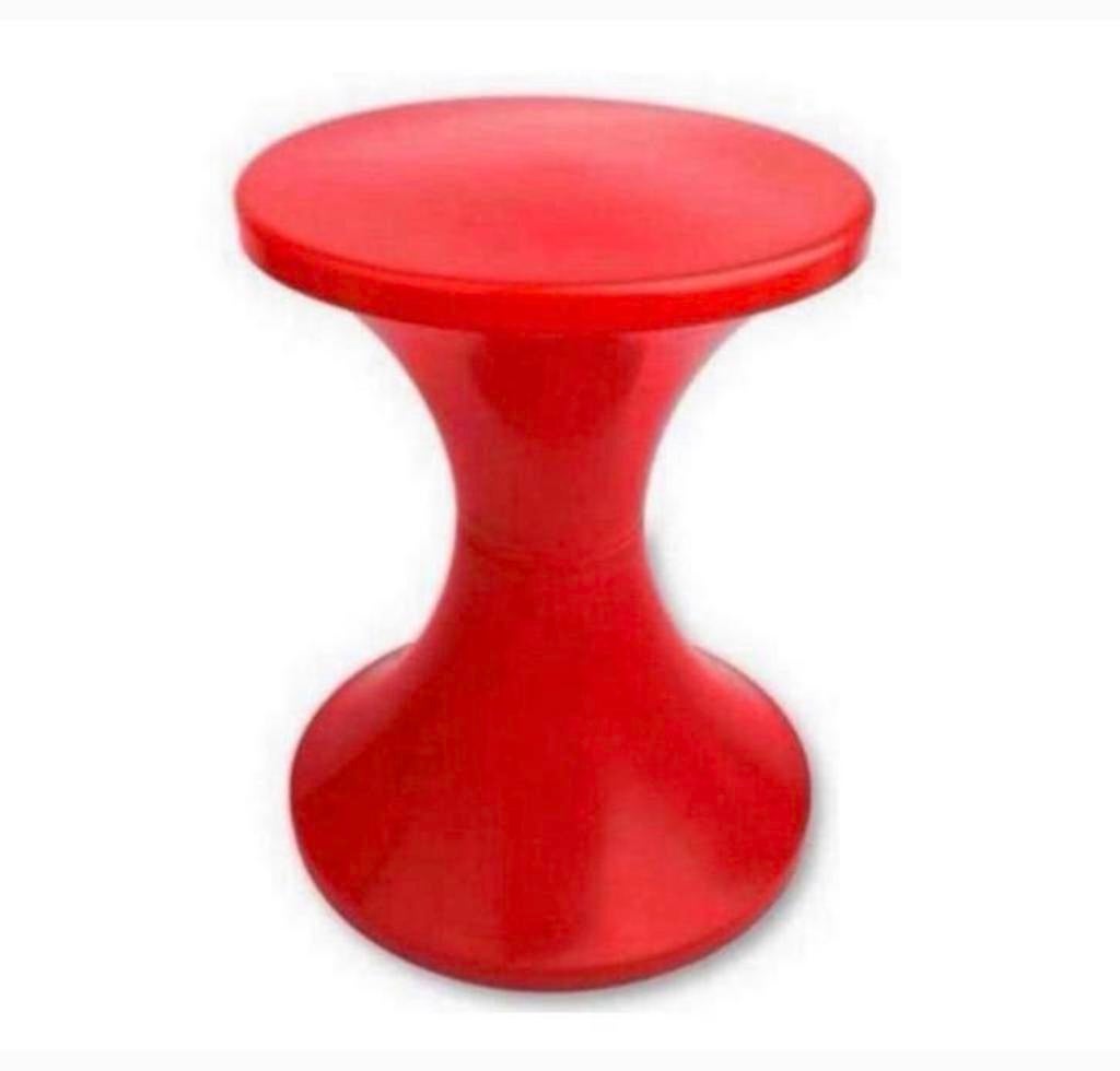 Design klassiek kruk Tam Tam krukje jaren 1970 plastic retro, Huis en Inrichting, Krukjes, Kunststof, Ophalen of Verzenden, Zo goed als nieuw