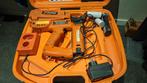 Paslode aftimmer tacker op gas inclusief 3 accuus!, Ophalen, Gebruikt