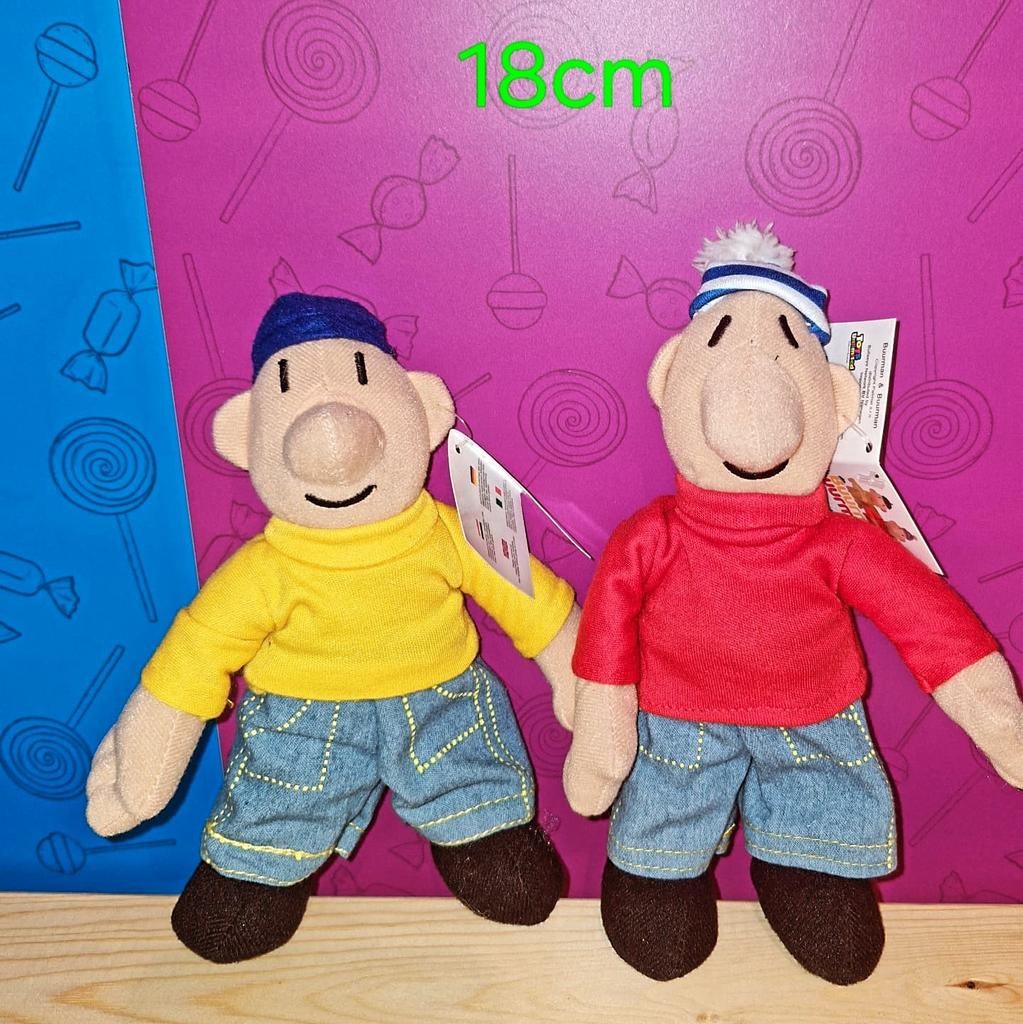 Buurman en buurman, Kinderen en Baby's, Speelgoed | Knuffels en Pluche, Ophalen of Verzenden, Overige typen