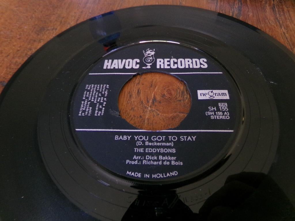 The Eddysons – Baby You Got To Stay / Jenny Artichoke - 1969, Cd's en Dvd's, Ophalen of Verzenden, Gebruikt, Overige genres