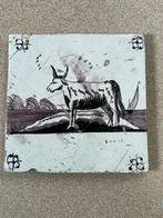 Oude Tegel met Koe en Landschap, Ophalen of Verzenden