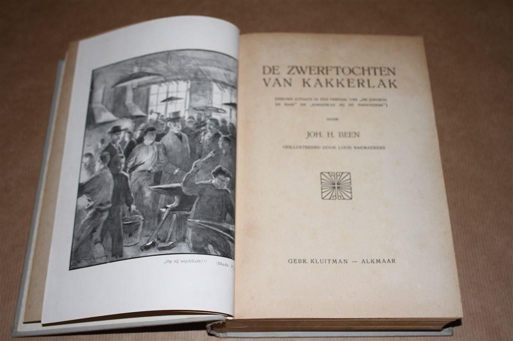 e zwerftochten van Kakkerlak. Joh. H. Been, 1921., Ophalen of Verzenden, Gelezen