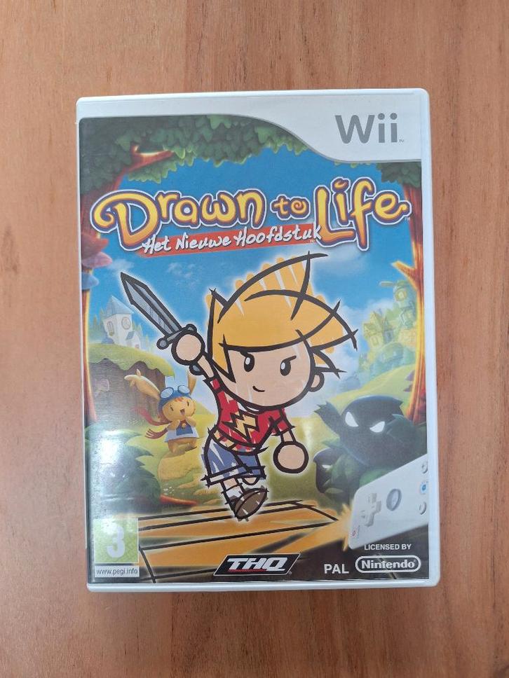 Wii Drawn to Life, Spelcomputers en Games, Games | Nintendo Wii, Zo goed als nieuw, Avontuur en Actie, 1 speler, Vanaf 3 jaar
