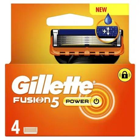 Gillette Fusion5 Power - 4 Scheermesjes, Ophalen, Nieuw, Gehele gezicht