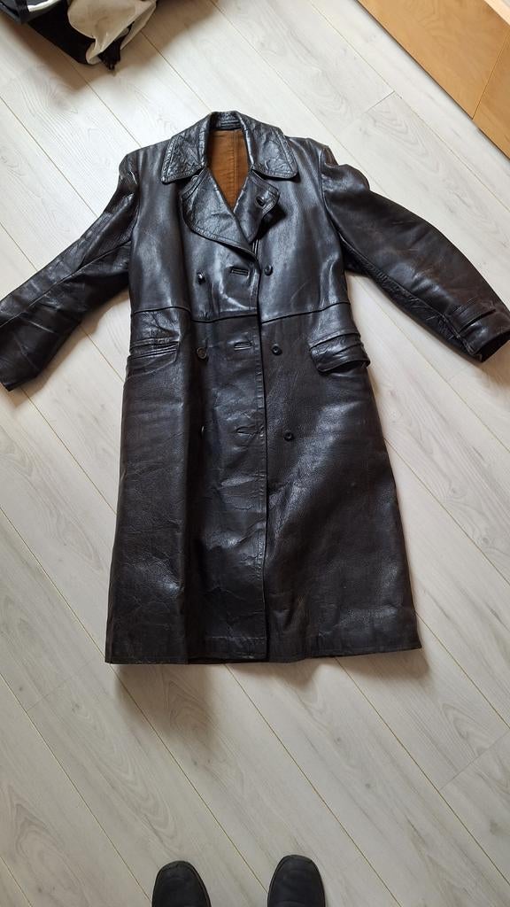 Leren motorjas. Z.G Solex-jas donkerbruin., Ophalen of Verzenden, Tweedehands, Jas | leer