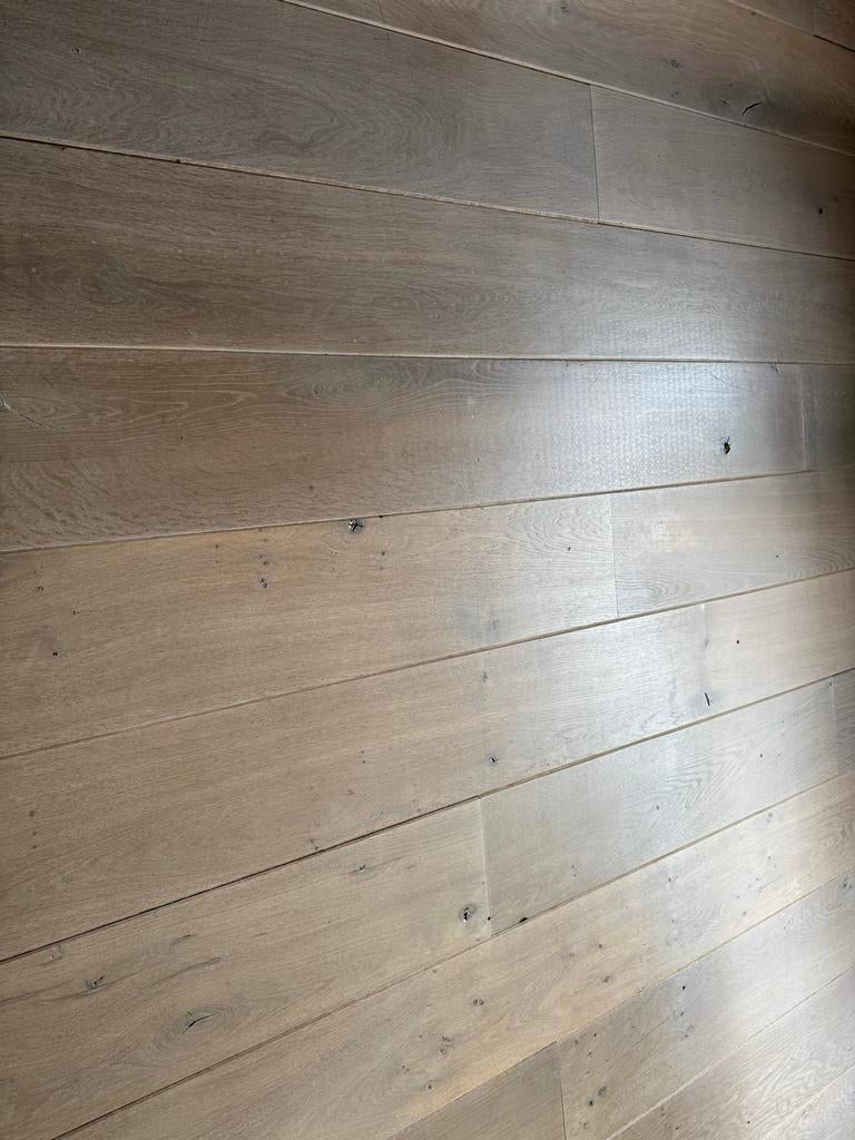 40m² Canadese houten vloer - Robuust en Duurzaam, Doe-het-zelf en Verbouw, Vloerdelen en Plavuizen, Gebruikt, Vloerdelen of -planken