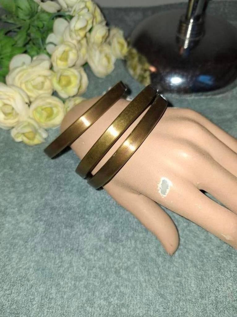 Manouk - set 3 koperen armbanden. 3=2 actie!, Sieraden, Tassen en Uiterlijk, Armbanden, Verzenden, Nieuw, Overige materialen